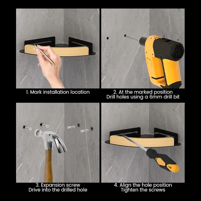 Support de rangement pour salle de bain – vue 6