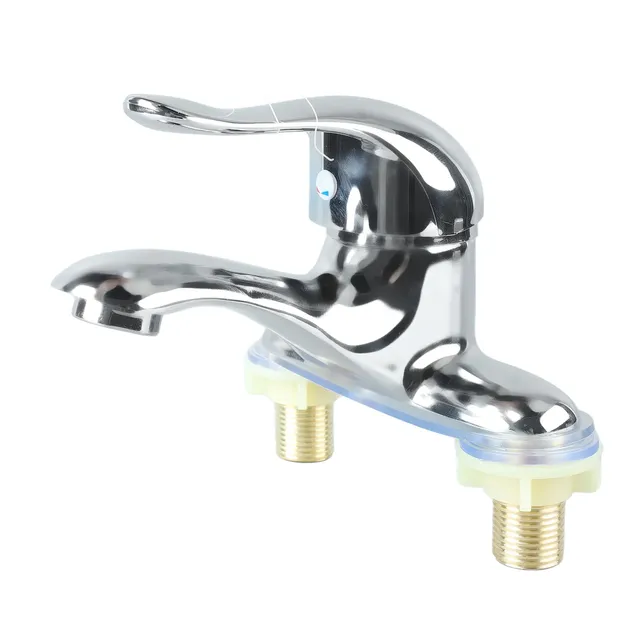 Robinet mitigeur d'eau chaude et froide à 2 trous en… – vue 4