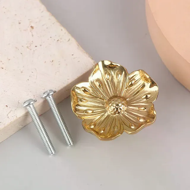 1PC bouton armoires fleur de prunier meubles poignées… – vue 2