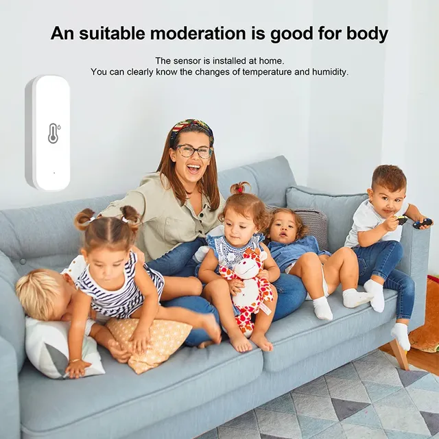 Capteur intelligent de température et d'humidité WiFi – vue 4