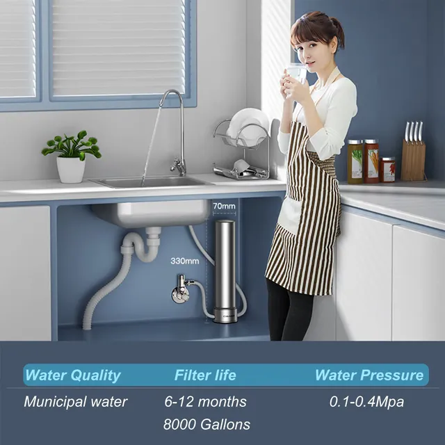 ALTHY U200PRO-Purificateur d'eau potable sous évier de… – vue 6