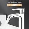 Mitigeur lavabo monocommande chromé corps cylindrique… – vue 6