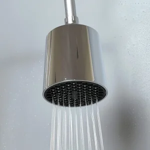 Pommeau de douche haute pression réglable Ratation grandes buses de sortie d&rsquo;eau pomme de douche pour accessoires de salle de bain d&rsquo;hôtel