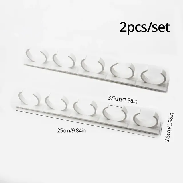 2 pcs/Set Blanc Rack De Stockage De Cuisine… – vue 6