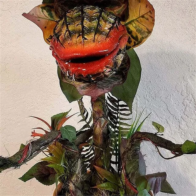 Statues de plantes Piranha en résine sans pot de fleurs – vue 3