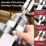 Robinet de cuisine en acier inoxydable 3 modes 360 °… – vue 1