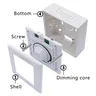 Bouton de commutation de gradation LED – vue 6