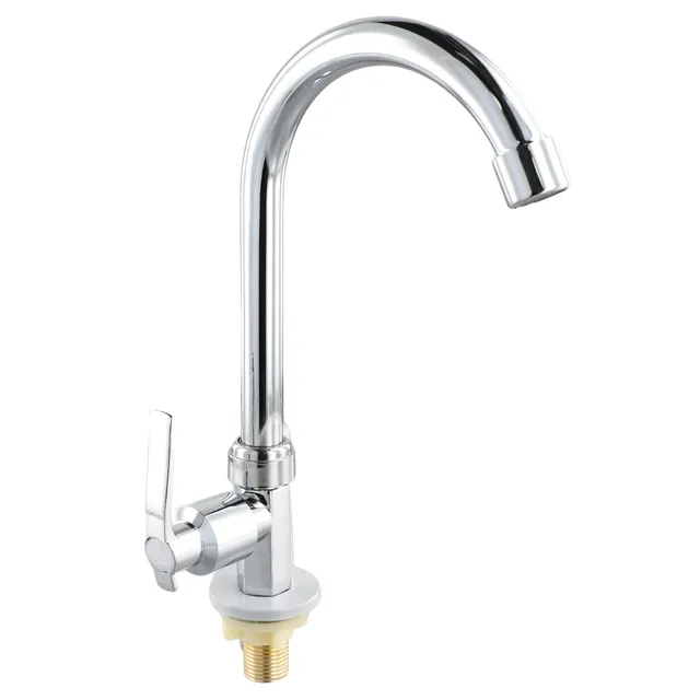 Robinet de cuisine grand en acier inoxydable – vue 2