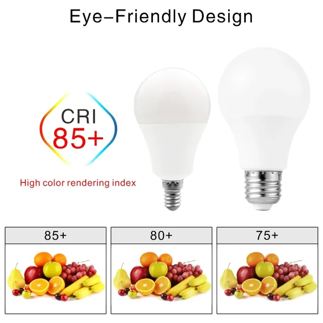 E27 E14 LED ampoule 3W 6W 9W 12W 15W 18W 20W lampe de… – vue 5