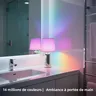 Ampoule LED multicolore RGBW – vue 3