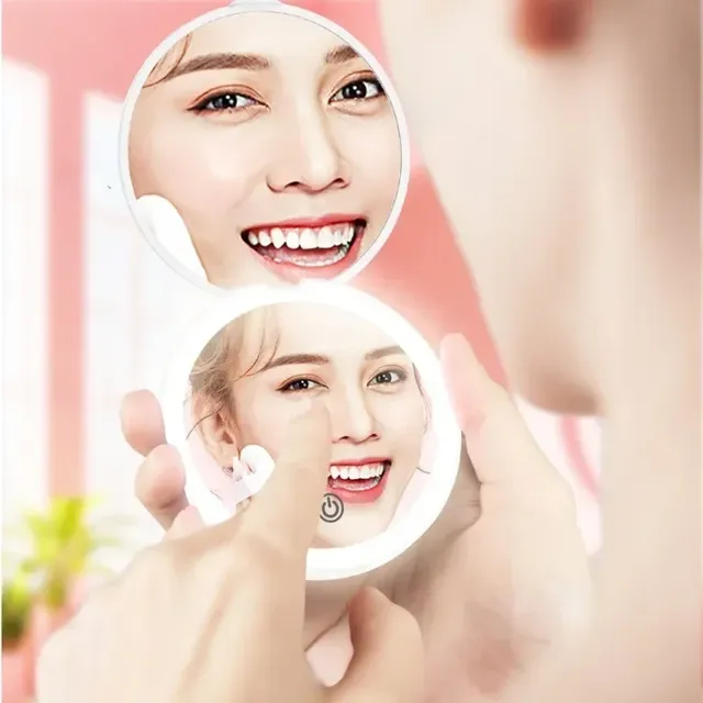 Mini miroir de maquillage LED Shoous – vue 3