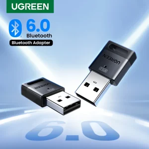 UGREEN Adaptateur Bluetooth USB, Dongle Bluetooth 6.0 pour PC Windows 11/10/8.1, récepteur et émetteur Bluetooth pour clavier/souris