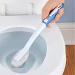Brosse de toilette en pierre ponce, outils créatifs de nettoyage de salle de bains, évier de maison, brosse de nettoyage à Long manche, accessoires de Wc