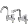 Robinet de lavabo de bain brossé en acier inoxydable 304 – vue 2