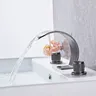 Robinet de salle de bains mélange chaud et froid deux… – vue 5