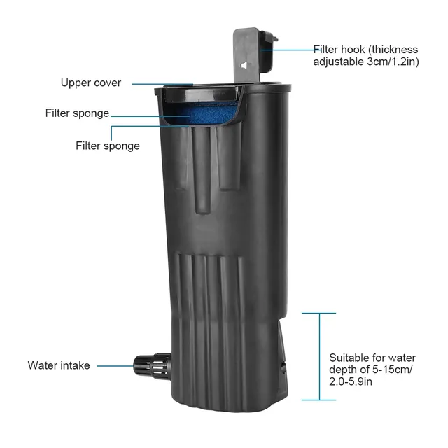 Cartouches filtrantes charbon actif bleu mousse… – vue 2