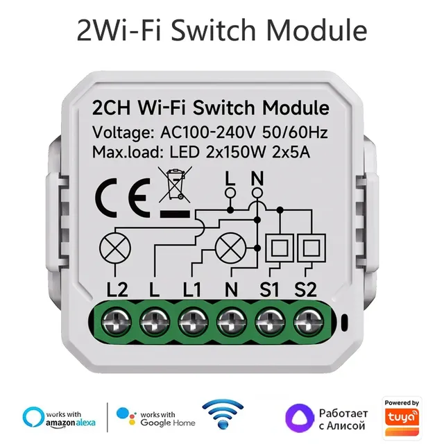 Le module de commutation intelligent Tuya Wifi prend en… – vue 3