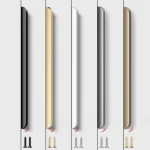 Poignée de porte invisible sans poinçonnage, luxe, moderne, simple, armoire encastrée, armoire, armoire, arc-en-ciel