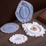 Plateau de rangement ovale en Relief – vue 3
