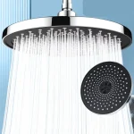 Pommeau de douche suralimenté monté au plafond, grand panneau de 10 pouces, grand débit, ensemble de 3 Modes, haute pression, Abs, pluie, salle de bain, douche ﻿