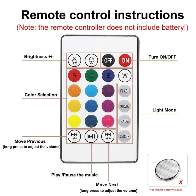 Ampoule de musique avec haut-parleur Bluetooth E27 – vue 5