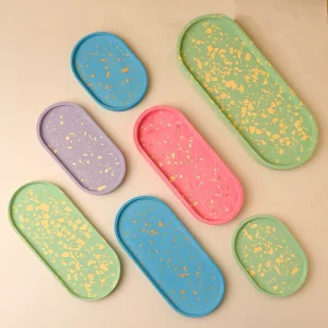 Moule naren silicone pour pot de fleur, plâtre de béton fait à la main, moule en cristal, dessous de verre en résine, artisanat de décoration intérieure, bricolage