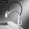 Robinet de cuisine de luxe en laiton et bronze à canon… – vue 2