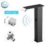 OXG – capteur de cascade automatique, robinet de lavabo, robinet de salle de bains, prise Standard européenne 220V DC/AC, Type court/haut