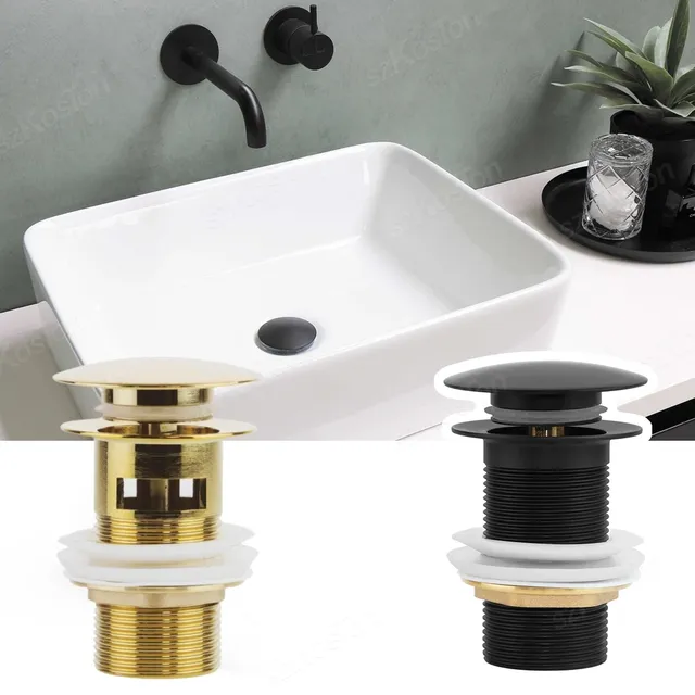 Filtre de vidange Pop-Up pour lavabo de salle de bains – vue 2