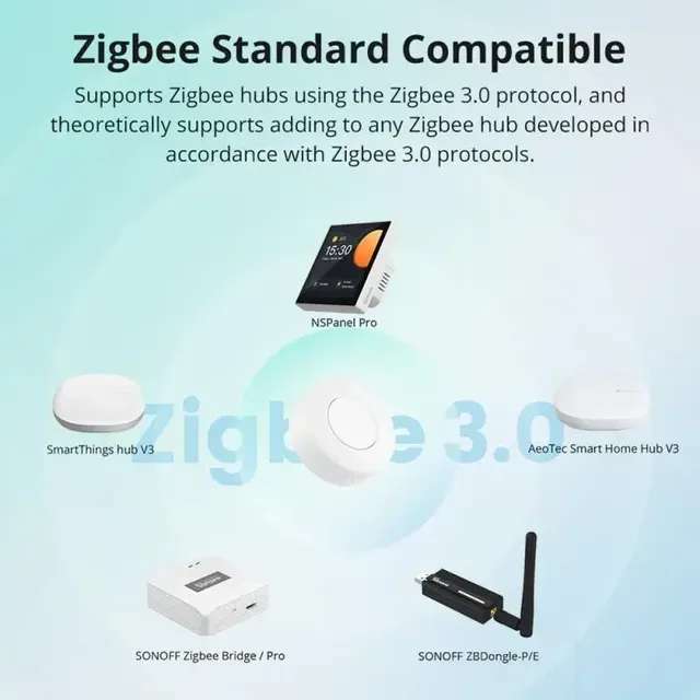 SONOFF SNZB-01P Zigbee bouton de commutation sans fil… – vue 3
