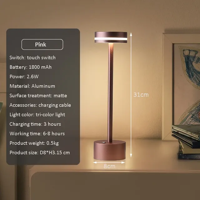 Lampe de Table à interrupteur tactile – vue 4