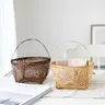 Panier en bambou artisanal Vintage – vue 3