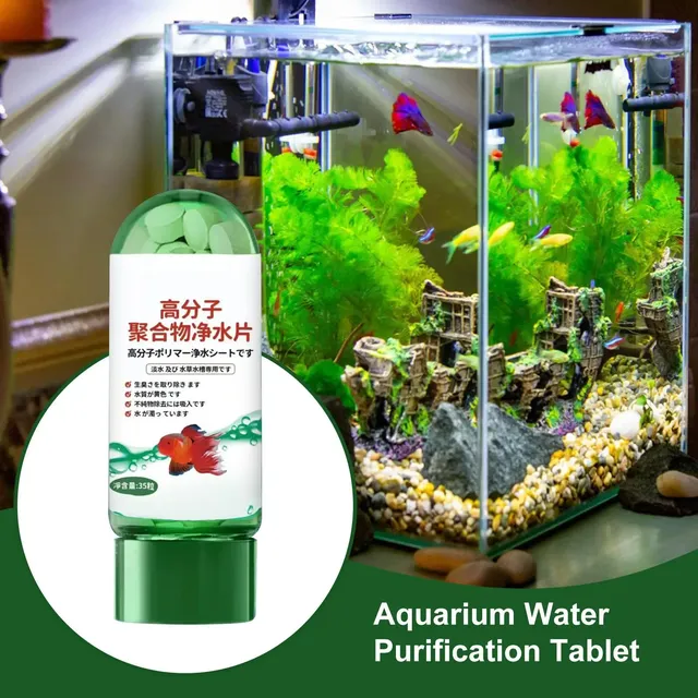 Comprimés purification eau aquarium pastilles vertes…