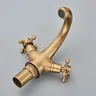 Robinet lavabo mitigeur laiton antique bronze brossé… – vue 7
