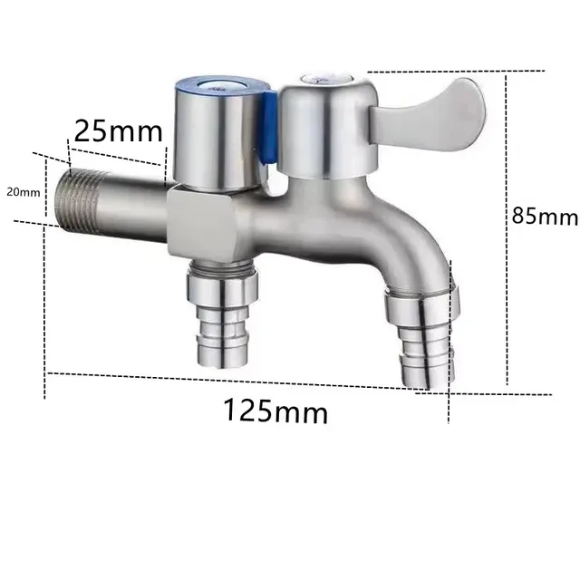 Robinet en acier inoxydable – vue 3