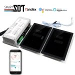 Contrôleur de Sauna 380V/440V avec WIFI Tuya, sortie de commutateur de relais actif et interrupteur multifonctionnel pour lumière/ventilateur/Transparent