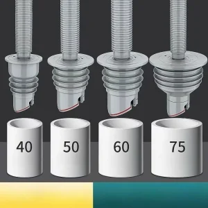 Bouchon d&rsquo;évier tuyau d&rsquo;égout bague d&rsquo;étanchéité bouchon d&rsquo;eau Drain de sol bouchon de douche accessoires de salle de bains 70-75mm drains en Silicone cuisine