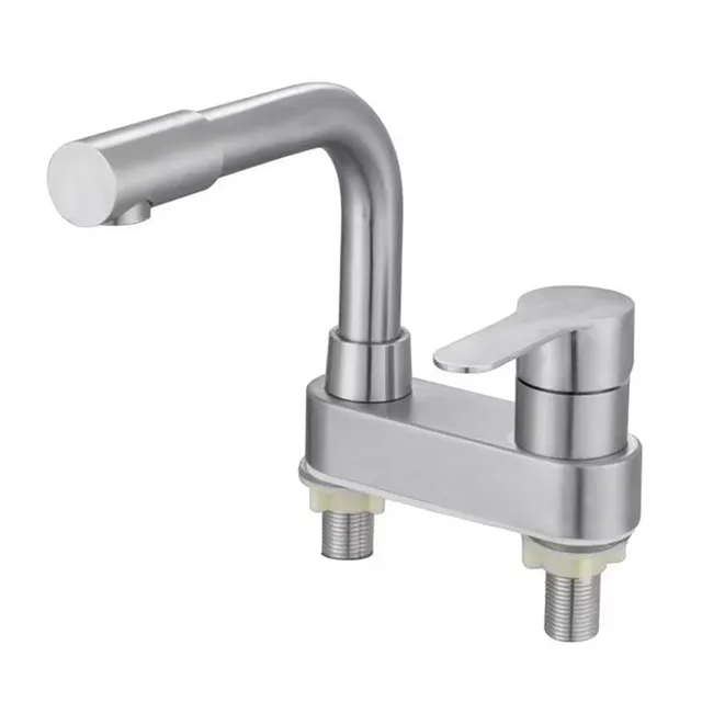 Robinet de bassin en acier inoxydable 304 – vue 5