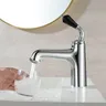 Mitigeur lavabo monobloc chromé laiton bec courbé… – vue 6