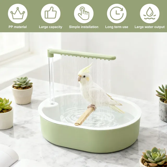 Baignoire de douche pour oiseaux – vue 4