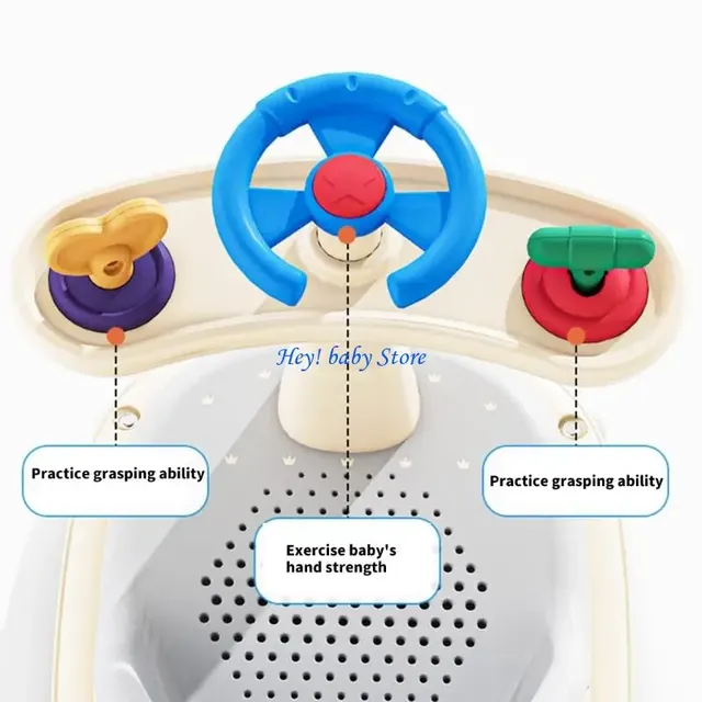 Chaise siège bain bébé antidérapante base ventouses… – vue 4