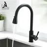Mitigeur cuisine nickel brossé fini satiné col haut… – vue 4