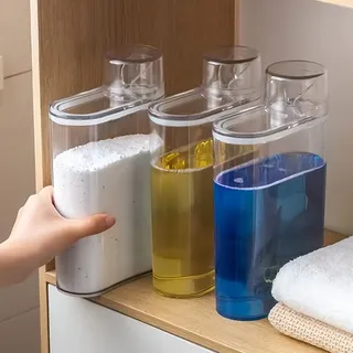Distributeur de détergent à lessive avec couvercle doseur