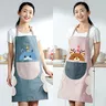 Tablier cuisine mignon femme sans manches imperméable… – vue 3