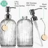 Distributeur de savon en verre rechargeable de 400ml – vue 2