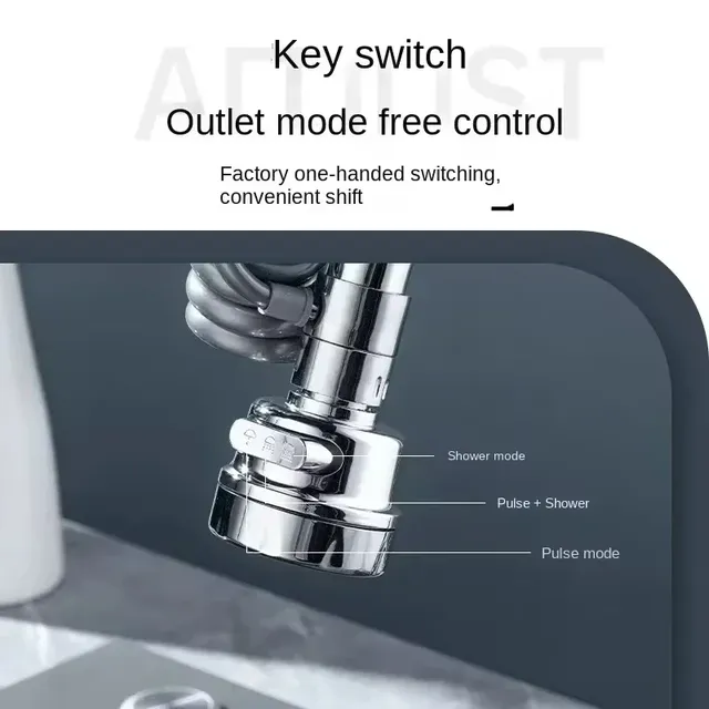 Nouveau robinet d'évier 3 Modes – vue 3