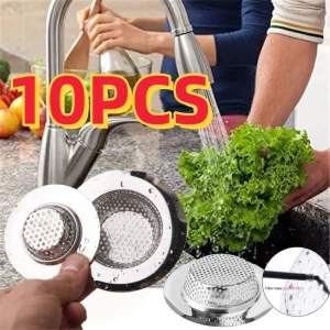 Filtre à résidus d’évier de cuisine, crépines à mailles en acier inoxydable, filtres d’évier d’eau, outil de cuisine pour trou de vidange d’évier, accessoires de piège de filtre Filtre à résidus d’évier de cuisine, crépines à mailles en acier inoxydable, filtres d’évier d’eau, outil de cuisine pour trou de vidange d’évier, accessoires de piège de filtre