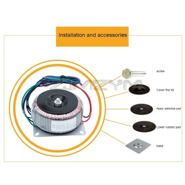 Transformateur torique 300W primaire 220V secondaires… – vue 2