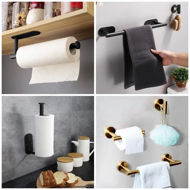 Porte-rouleau de papier toilette adhésif – vue 4