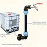 Adaptateur robinet cuve IBC tige verticale noire 50cm… – vue 1